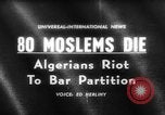 Image émeutes de rue l'Algérie, 1961, de la seconde 1 séquences d'archives historiques vidéo 65675071615