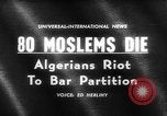 Image émeutes de rue l'Algérie, 1961, de la seconde 3 séquences d'archives historiques vidéo 65675071615