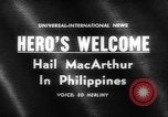 Immagine di Douglas MacArthur Manila Filippine, 1961, secondo 4 filmato di repertorio 65675071617