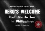 Immagine di Douglas MacArthur Manila Filippine, 1961, secondo 5 filmato di repertorio 65675071617