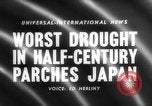 Image of drought Japan, 1958, second 1 stock footage video 65675071621