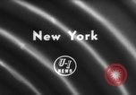 Image of life raft New York United States USA, 1958, second 5 stock footage video 65675071622