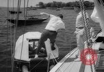 Image of life raft New York United States USA, 1958, second 21 stock footage video 65675071622