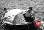 Image of life raft New York United States USA, 1958, second 37 stock footage video 65675071622