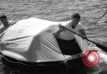 Image of life raft New York United States USA, 1958, second 38 stock footage video 65675071622