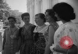 Image of Mamie Eisenhower with Latin American beauty queens Washington DC USA, 1958, second 13 stock footage video 65675071624