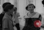 Image of Mamie Eisenhower with Latin American beauty queens Washington DC USA, 1958, second 24 stock footage video 65675071624