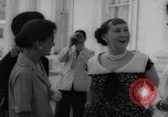 Image of Mamie Eisenhower with Latin American beauty queens Washington DC USA, 1958, second 25 stock footage video 65675071624
