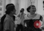 Image of Mamie Eisenhower with Latin American beauty queens Washington DC USA, 1958, second 26 stock footage video 65675071624
