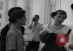 Image of Mamie Eisenhower with Latin American beauty queens Washington DC USA, 1958, second 27 stock footage video 65675071624