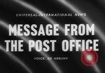 Immagine di Il Post Office Department United States USA, 1958, secondo 3 filmato di repertorio 65675071627
