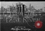 Image of Manhattan Bridge New York City USA, 1919, second 1 stock footage video 65675071645