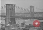 Image of Manhattan Bridge New York City USA, 1919, second 3 stock footage video 65675071645