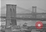 Image of Manhattan Bridge New York City USA, 1919, second 4 stock footage video 65675071645