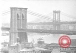Image of Manhattan Bridge New York City USA, 1919, second 6 stock footage video 65675071645