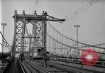 Image of Manhattan Bridge New York City USA, 1919, second 33 stock footage video 65675071645