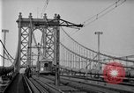 Image of Manhattan Bridge New York City USA, 1919, second 34 stock footage video 65675071645