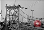 Image of Manhattan Bridge New York City USA, 1919, second 36 stock footage video 65675071645