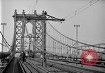 Image of Manhattan Bridge New York City USA, 1919, second 38 stock footage video 65675071645