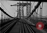 Image of Manhattan Bridge New York City USA, 1919, second 46 stock footage video 65675071645