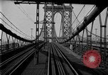 Image of Manhattan Bridge New York City USA, 1919, second 47 stock footage video 65675071645