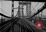 Image of Manhattan Bridge New York City USA, 1919, second 48 stock footage video 65675071645