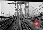 Image of Manhattan Bridge New York City USA, 1919, second 50 stock footage video 65675071645