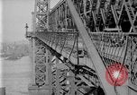 Image of Manhattan Bridge New York City USA, 1919, second 57 stock footage video 65675071645