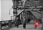 Image of Manhattan Bridge New York City USA, 1919, second 61 stock footage video 65675071645