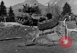 Standbild American M-4 Tank Liezen Österreich, 1945, aus Sekunde 19 historischem Filmmaterial Videoclip 65675071653
