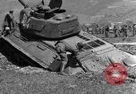 Standbild American M-4 Tank Liezen Österreich, 1945, aus Sekunde 21 historischem Filmmaterial Videoclip 65675071653