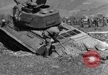 Standbild American M-4 Tank Liezen Österreich, 1945, aus Sekunde 26 historischem Filmmaterial Videoclip 65675071653