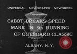Image of motor boat racing Albany New York USA, 1932, second 3 stock footage video 65675071664