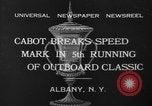 Image of motor boat racing Albany New York USA, 1932, second 11 stock footage video 65675071664