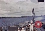 Image of Battleship, USS Indiana (BB-58) Pacific Theater, 1943, second 41 stock footage video 65675071667