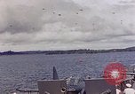 Image of Battleship, USS Indiana (BB-58) Pacific Theater, 1943, second 46 stock footage video 65675071667