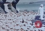 Image of Change of Command ceremony aboard battleship Pacific Theater, 1944, second 3 stock footage video 65675071668