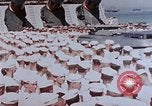 Image of Change of Command ceremony aboard battleship Pacific Theater, 1944, second 9 stock footage video 65675071668
