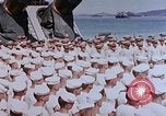Image of Change of Command ceremony aboard battleship Pacific Theater, 1944, second 40 stock footage video 65675071668