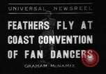Image of fan dancers San Diego California USA, 1936, second 1 stock footage video 65675071671
