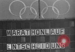 Image of Marathon race in 1936 Olympic games Berlin Germany, 1936, second 4 stock footage video 65675071689