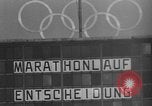 Image of Marathon race in 1936 Olympic games Berlin Germany, 1936, second 10 stock footage video 65675071689