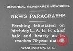Image of John Joseph Pershing Washington DC USA, 1930, second 4 stock footage video 65675071703