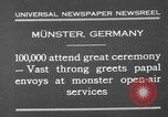 Image of Christian ceremony Munster Germany, 1930, second 4 stock footage video 65675071704