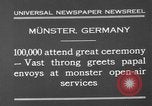 Image of Christian ceremony Munster Germany, 1930, second 7 stock footage video 65675071704