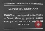 Image of Christian ceremony Munster Germany, 1930, second 11 stock footage video 65675071704