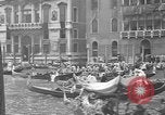 Image of annual gondola regatta Venice Italy, 1930, second 28 stock footage video 65675071708