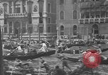 Image of annual gondola regatta Venice Italy, 1930, second 31 stock footage video 65675071708