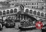 Image of annual gondola regatta Venice Italy, 1930, second 47 stock footage video 65675071708