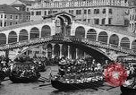Image of annual gondola regatta Venice Italy, 1930, second 48 stock footage video 65675071708